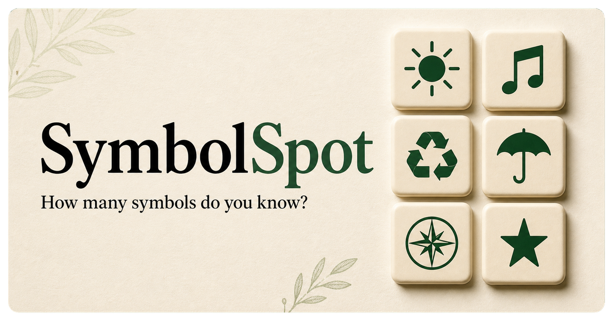 SymbolSpot Daily Symbols: six symbols, how many do you know?